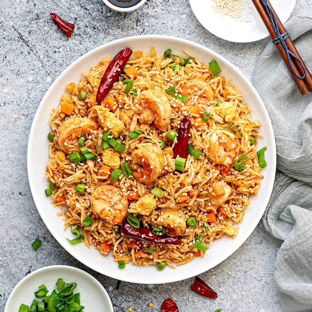 Prawn Schezwan Fried Rice
